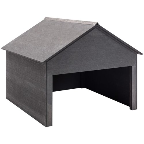 vidaXL garaža za kosilnico siva 80x80x70 cm wpc Cene