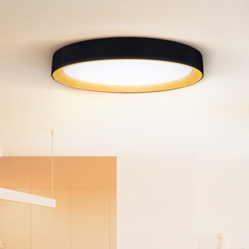  Brilagi - LED prigu&amp;scaron;iva plafonska svetiljka LARIOS LED/72W/230V crna prečnik 59 cm + daljinski upravljač Slike