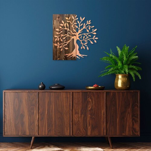 Wallity Zidna dekoracija Tree, 58x58 cm, Bakar Slike
