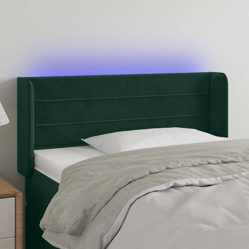  LED uzglavlje tamnozeleno 83x16x78/88 cm bar&scaron;unasto Cijene