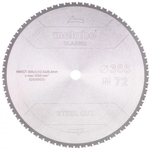 Metabo žagin list Steel Cut- Classic, 628669000