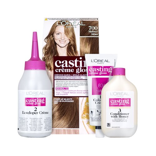 L´Oréal Paris casting creme gloss barva za lase za barvane lase za vse vrste las 48 ml odtenek 700 honey Cene