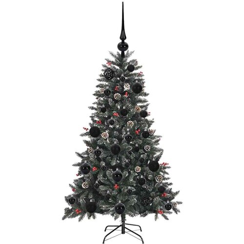  Umjetno božićno drvce Zelena 120 cm PVC, Plastika i Čelik Slike