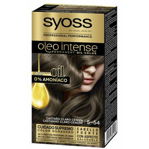 Syoss oleo Intense Farba za kosu, Light Ash Brown 5-54 Cene