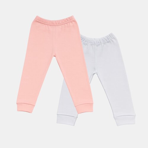Mafimi Pamučne Pantalonice set od 2 - puder/ bela Cene