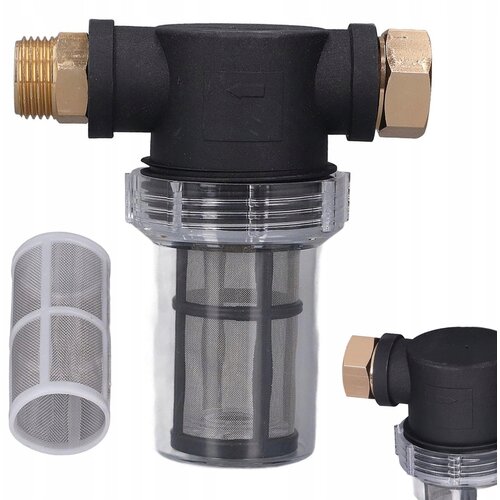 Rosfix VODNI FILTER 3/4&amp;quot; F - 3/4 &amp;quot;M 40 MIKRONOV, KOVINSKO SITO 10 BAROV, (22016688) Slike