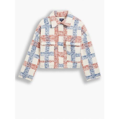 Levi's Levi&apos;s Beige Women&apos;s Plaid Jacket Levi&apos;s® Sherpa - Women Cene