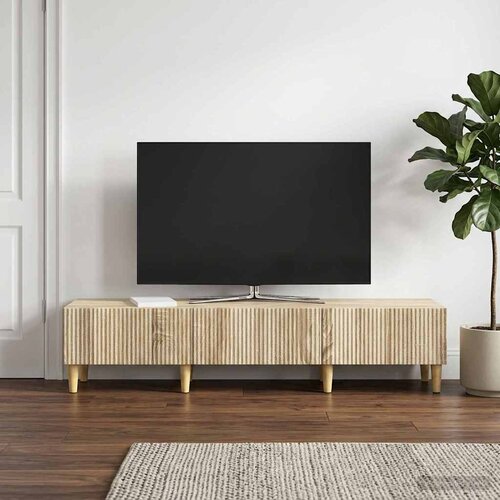  TV ormar s ladicama 147 x 34,5 x 30 cm Konstruirano drvo Cijene