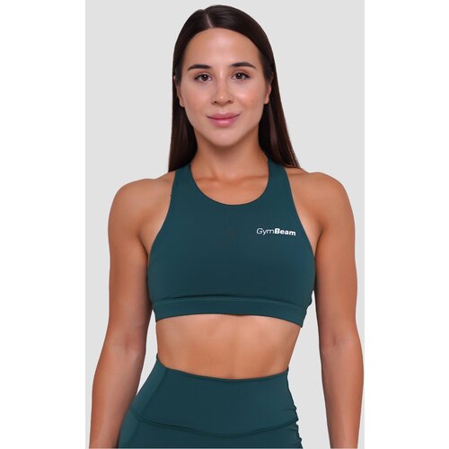 GymBeam Sportski grudnjak Ignite Dark Green L Slike