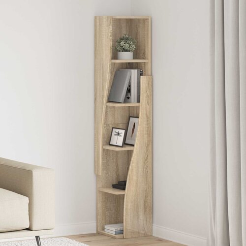  Kutni ormarić 27,5x27x140cm Konstruirano drvo Sonoma hrast Cijene