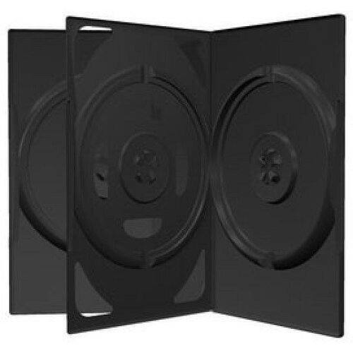 Mediarange KUTIJE ZA 3 DVD DISKA Black 14MM BOX15 Slike