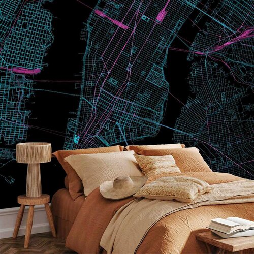 Artgeist Fototapeta Blue Manhattan, 150x105cm Slike