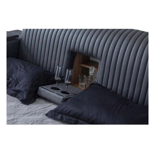 Hanah home bračni krevet sunshine smart black Cene