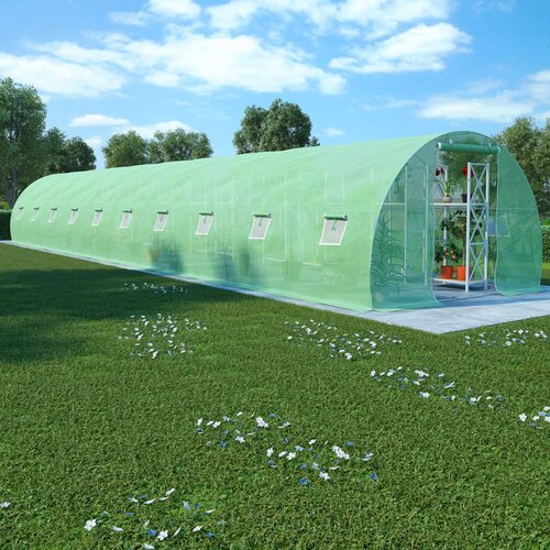 VidaXL Rastlinjak 45 m&amp;sup2; 15x3x2 m Slike