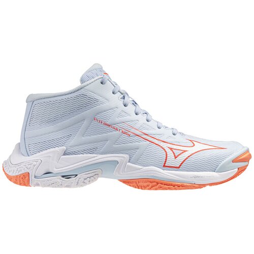 Mizuno Ženske patike Wave Lightning Elite Mid, Bele Slike