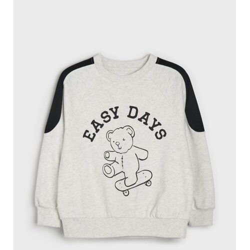 Sinsay Opu&scaron;teni crewneck duks s printom medvjedića Cijene