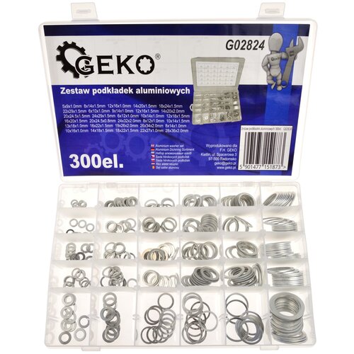 Geko Set aluminijastih podložk 300 kos, (20373784) Cene