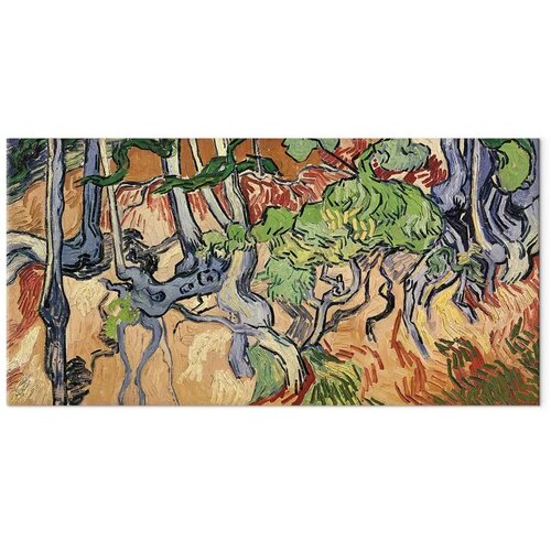  XXL slika - Vincent van Gogh &amp;ndash; Tree Roots 200x100 Slike