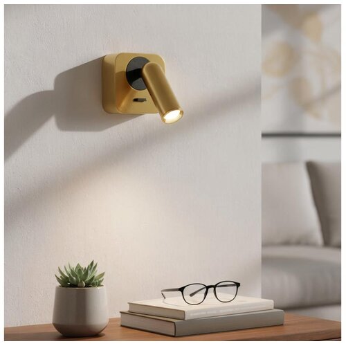 Ideal Lux led zidna spot svetiljka bean LED/3W/230V cri 90 zlatna Cene