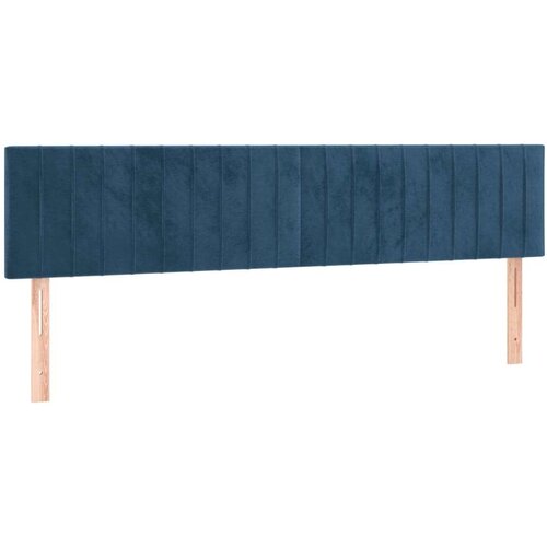 vidaXL Krevet s oprugama i madracem tamnoplavi 160x200 cm baršunasti Cene