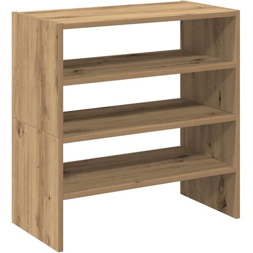 Maison Chic Regal za čevlje - Polica za čevlje 2 kosa zložljiva artisan hrast 60x30x30,5 cm, (21777604) Cene