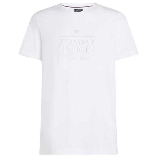 Tommy Hilfiger bela muška majica THMW0MW38620-YBR Cene