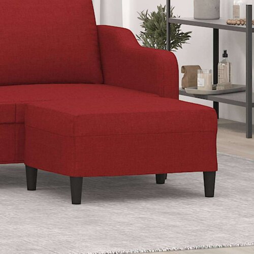  Tabure crvena boja vina 70 x 55 x 41 cm od tkanine Slike