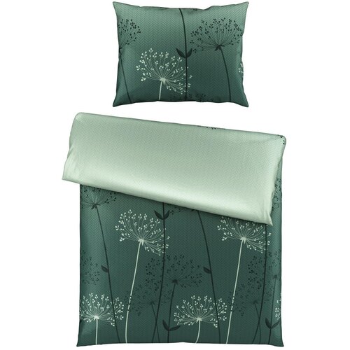 Esposa POSTELJNINA Mavie 140/200 cm saten zelena Cene