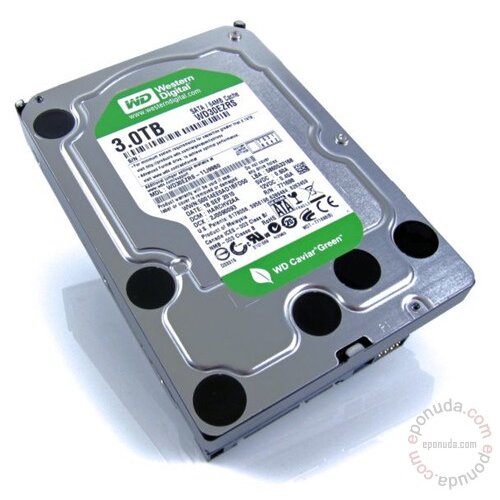 Western Digital WD30EZRSDTL 3TB 64MB Caviar Green SATA II hard disk Slike