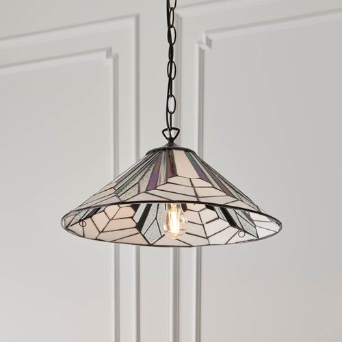  Endon 63938 - Luster na lancu Tiffany ASTORIA 1xE27/60W/230V &amp;Oslash; 48 cm Slike