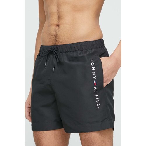 Tommy Hilfiger Kopalne kratke hlače črna barva Slike