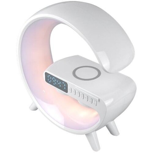 TIMMLUX Namizna RGB LED svetilka z brezžičnim polnilcem / bluetooth zvočnik / FM / USB / micro SD / AUX / ura /alarm Cene