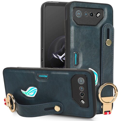 INORCO Za Asus ROG Phone 7 5G Pulsera Pie de apoyo Estuche de teléfono Cubierta de PC + TPU recubierta de cuero PU con abridor de botellas, (22034151) Cene