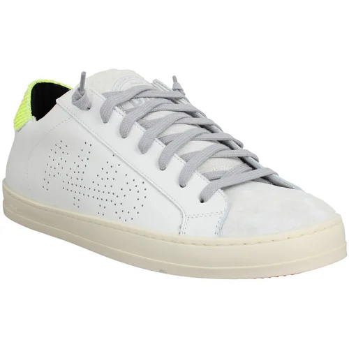 P448 Modne superge John Cuir Homme White Neon Bela