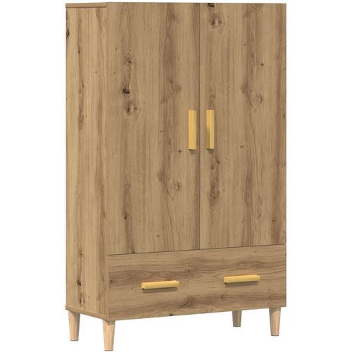vidaXL Visoka omarica artisan hrast 70x31x115 cm inženirski les Cene