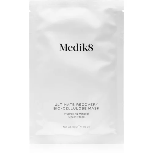 Medik8 Ultimate Recovery Bio-Cellulose Mask Sheet maska s hidratacijskim i umirujućim djelovanjem 6 kom