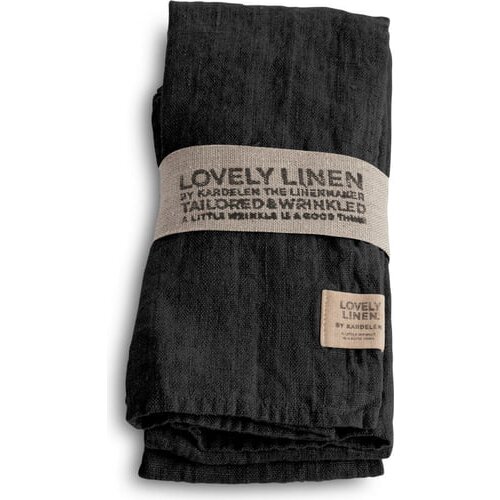 Lovely Linen Serviete - Dark Grey Cene
