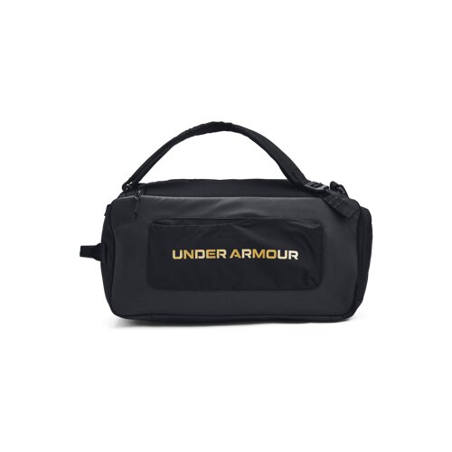 Under Armour UA Contain Duo Small Backpack Duffle, Black/Metallic Gold - Universal, (21581942) Cene