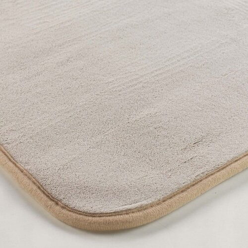 Douceur d int&amp;eacute;rieur Bež kopalni&amp;scaron;ka preproga za WC 45x45 cm Vitamine &amp;ndash; Slike