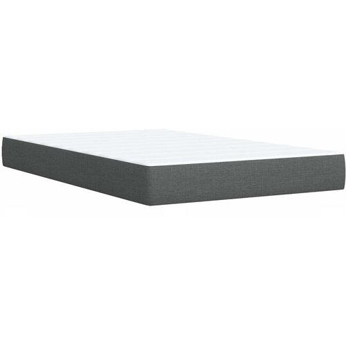  Boxspring krevet s madracem Tamnosiva 120 x 200 cm Tkanina Slike