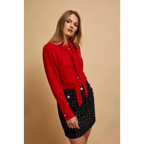 Moodo Shirt with a tied neckline Cijene