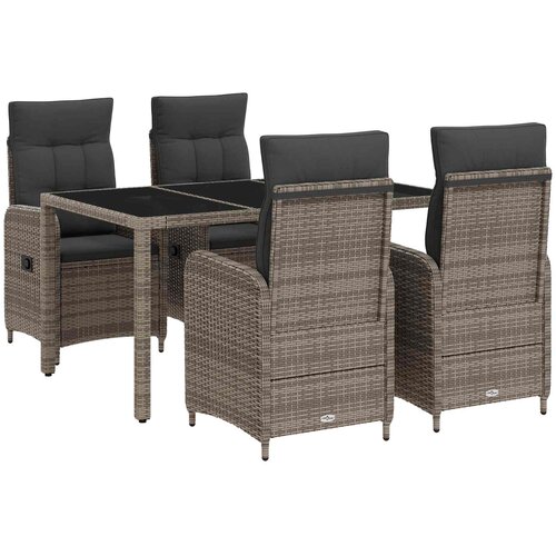 Vanjski set za objedovanje 5 pcs Svijetlo siva i tamno siva Cijene