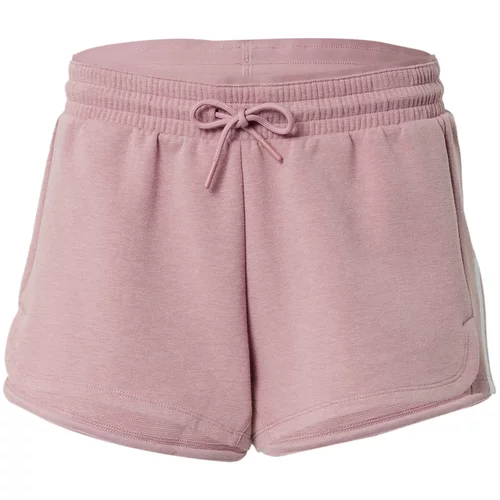 Adidas Sportske hlače 'Train Essentials' prljavo roza / bijela