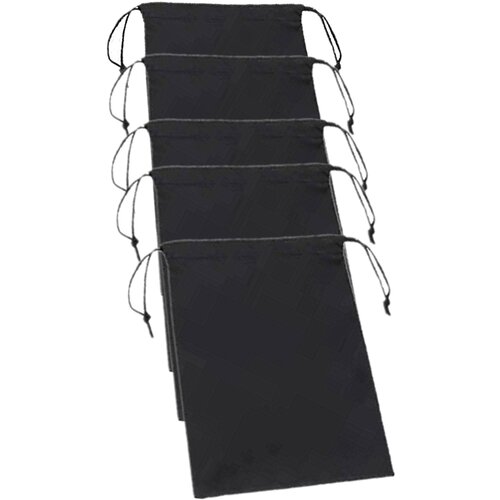 INF vrečke za shranjevanje z vrvico 5 kosov 15&amp;times;20 cm črna, (21246963) Slike