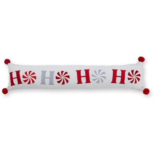 Catherine Lansfield Rdeča/bela zaščita za vrata proti prepihu 20x90 cm Christmas Ho Ho Ho – Cene