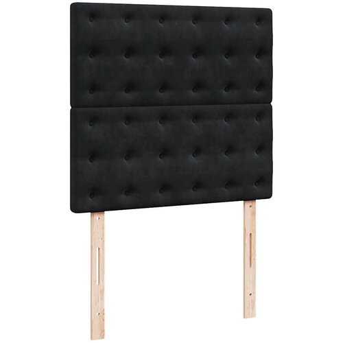 VidaXL otomanski okvir kreveta s madracima crni 180x200cm bar&amp;scaron;unasti Slike