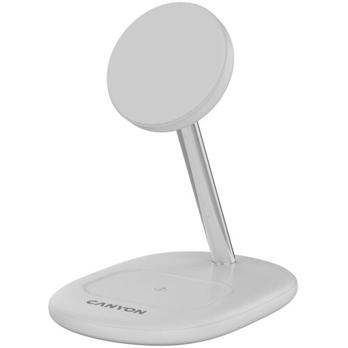 Canyon wireless charger WCS-205 15W Qi2 2in1 White Slike