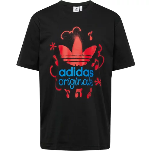 Adidas Majica azur / rdeča / črna