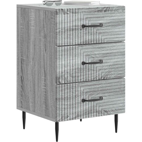  Noćni ormar Siva sonoma 43 x 41 x 66,5 cm Konstruirano drvo Slike