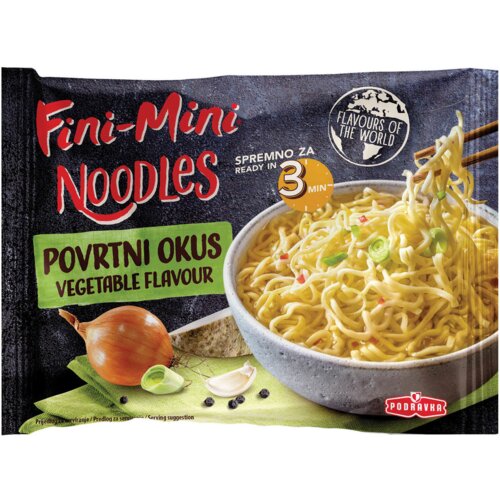 Podravka nudle povrtne fini-mini 5x75g Slike